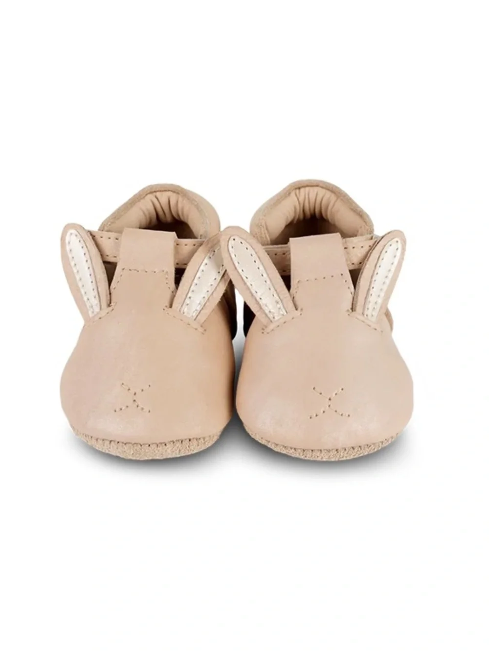 Donsje Blinc Baby Bunny Shoes Pink Powder Metallic Nubuck 6-12 Mon EU 18 US 2.5